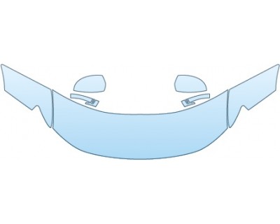 PAINT PROTECTION KIT - 2014 MITSUBISHI OUTLANDER ES  HOOD FENDERS MIRRORS - PRECUT PPF CLEAR BRA WRAP