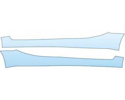 PAINT PROTECTION KIT - 2014 MITSUBISHI I-MIEV ES  ROCKERS - PRECUT PPF CLEAR BRA WRAP