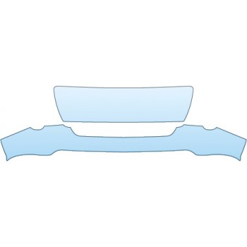 PAINT PROTECTION KIT - 2014 MITSUBISHI I-MIEV ES  LOWER BUMPER - PRECUT PPF CLEAR BRA WRAP