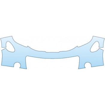 PAINT PROTECTION KIT - 2014 MITSUBISHI I-MIEV ES  UPPER BUMPER - PRECUT PPF CLEAR BRA WRAP