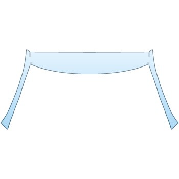 Precut PPF Kit – Clear Bra Paint Protection Film PAINT PROTECTION KIT - 2014 MITSUBISHI OUTLANDER SPORT SE ROOF A-PILLARS - PRECUT PPF CLEAR BRA WRAP