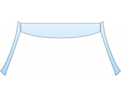 PAINT PROTECTION KIT - 2014 MITSUBISHI OUTLANDER SPORT SE  ROOF A-PILLARS - PRECUT PPF CLEAR BRA WRAP