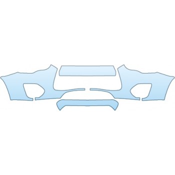 PAINT PROTECTION KIT - 2014 MITSUBISHI OUTLANDER SPORT ES  BUMPER - PRECUT PPF CLEAR BRA WRAP