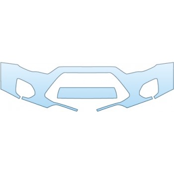 PAINT PROTECTION KIT - 2014 MITSUBISHI OUTLANDER SPORT ES  BUMPER(30 INCH) - PRECUT PPF CLEAR BRA WRAP