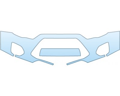 PAINT PROTECTION KIT - 2014 MITSUBISHI OUTLANDER SPORT SE  BUMPER(30 INCH) - PRECUT PPF CLEAR BRA WRAP