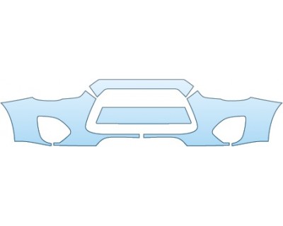 PAINT PROTECTION KIT - 2015 MITSUBISHI OUTLANDER SPORT ES  BUMPER - PRECUT PPF CLEAR BRA WRAP