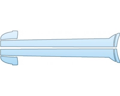 PAINT PROTECTION KIT - 2014 MITSUBISHI OUTLANDER SPORT SE  DOORS - PRECUT PPF CLEAR BRA WRAP