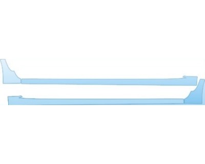 PAINT PROTECTION KIT - 2013 MAZDA MAZDA2 TOURING  ROCKERS KIT - PRECUT PPF CLEAR BRA WRAP