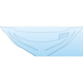 PAINT PROTECTION KIT - 2012 MAZDA MAZDASPEED3 TOURING  GRILLE KIT - PRECUT PPF CLEAR BRA WRAP