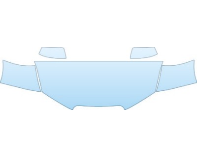 PAINT PROTECTION KIT - 2013 NISSAN LEAF HATCHBACK SL 4 DR HOOD FENDER MIRRORS KIT - PRECUT PPF CLEAR BRA WRAP