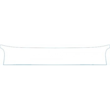 PAINT PROTECTION KIT - 2013 NISSAN VERSA SL HATCHBACK REAR BUMPER DECK(EXTRA LARGE) KIT - PRECUT PPF CLEAR BRA WRAP