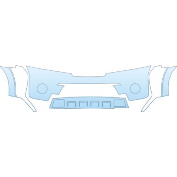 PAINT PROTECTION KIT - 2013 NISSAN ARMADA PLATINUM  BUMPER KIT - PRECUT PPF CLEAR BRA WRAP