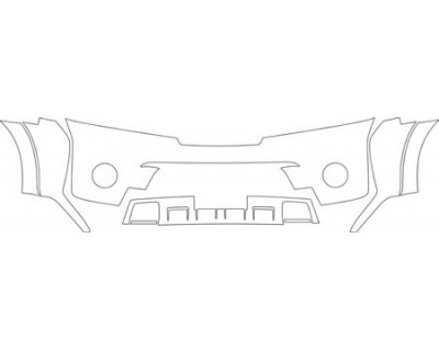 2012 NISSAN ARMADA SV  Bumper With Plate Cut Out Kit