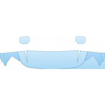 PAINT PROTECTION KIT - 2013 NISSAN ARMADA PLATINUM  HOOD FENDER MIRROR KIT - PRECUT PPF CLEAR BRA WRAP