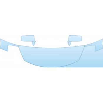 2007 NISSAN VERSA S HATCHBACK Hood Fender Mirror Kit - PRECUT PPF CLEAR BRA WRAP