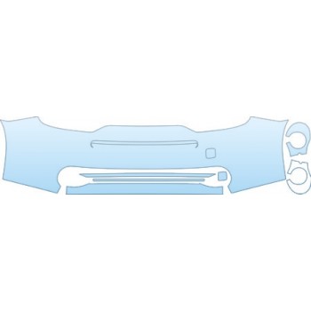 PAINT PROTECTION KIT - 2010 NISSAN CUBE L  BUMPER(SEPERATED FOG LIGHTS) KIT - PRECUT PPF CLEAR BRA WRAP