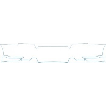 PAINT PROTECTION KIT - 2013 NISSAN MAXIMA 3.5 S  FULL REAR BUMPER(WITH MUD FLAPS) KIT - PRECUT PPF CLEAR BRA WRAP
