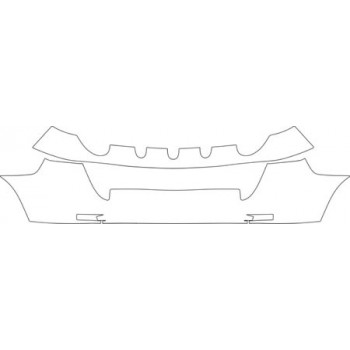 2013 NISSAN MURANO S  full Rear Bumper(without Rear Protector) Kit