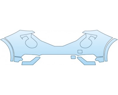 PAINT PROTECTION KIT - 2014 NISSAN JUKE NISMO  BUMPER - PRECUT PPF CLEAR BRA WRAP