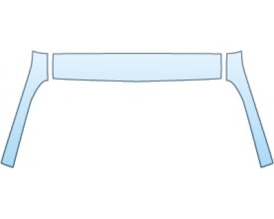 PAINT PROTECTION KIT - 2014 NISSAN JUKE S  ROOF A-PILLARS - PRECUT PPF CLEAR BRA WRAP