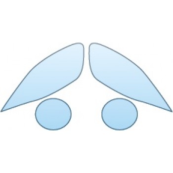 PAINT PROTECTION KIT - 2014 NISSAN JUKE S  HEADLIGHTS FOG LIGHTS - PRECUT PPF CLEAR BRA WRAP