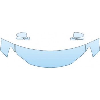 PAINT PROTECTION KIT - 2015 NISSAN PATHFINDER SL  HOOD FENDER MIRRORS - PRECUT PPF CLEAR BRA WRAP