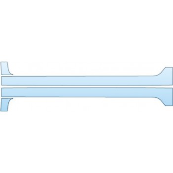 PAINT PROTECTION KIT - 2015 NISSAN SENTRA SR SEDAN ROCKERS - PRECUT PPF CLEAR BRA WRAP