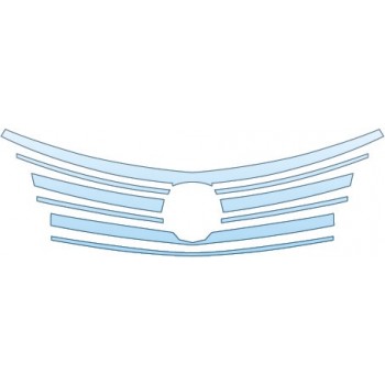 PAINT PROTECTION KIT - 2015 NISSAN SENTRA SR SEDAN GRILLE - PRECUT PPF CLEAR BRA WRAP