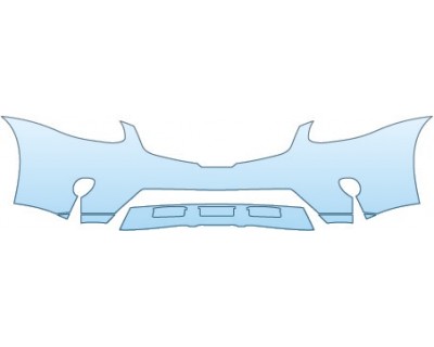 PAINT PROTECTION KIT - 2015 NISSAN ROGUE SELECT S BUMPER (MORE SEAMS) - PRECUT PPF CLEAR BRA WRAP