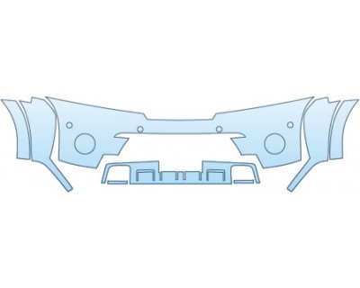 2015 NISSAN ARMADA SL  Bumper With Sensors And Plate Cut Out