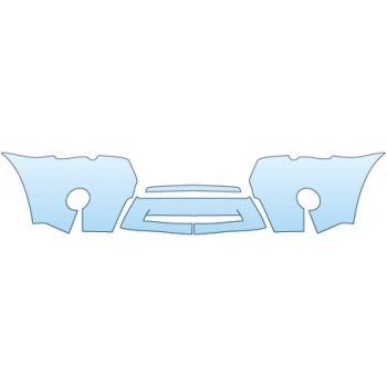 PAINT PROTECTION KIT - 2015 NISSAN XTERRA S  BUMPER - PRECUT PPF CLEAR BRA WRAP