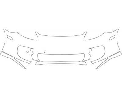 2013 PORSCHE PANAMERA TURBO  Turbo Bumper(with Cut Outs) Kit