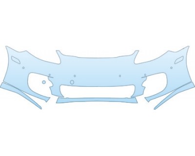 PAINT PROTECTION KIT - 2010 PORSCHE PANAMERA TURBO  TURBO BUMPER(WITH CUT OUTS & SENORS) KIT - PRECUT PPF CLEAR BRA WRAP
