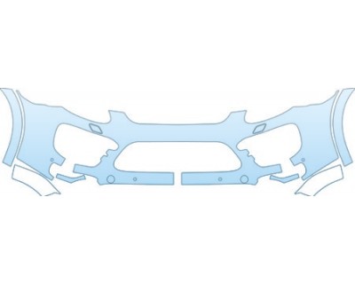 Precut PPF Kit – Clear Bra Paint Protection Film PAINT PROTECTION KIT - 2013 PORSCHE CAYENNE GT TURBO BUMPER(WITH WASHERS AND SENSORS 30 INCH) KIT - PRECUT PPF CLEAR BRA WRAP