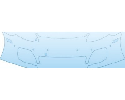 PAINT PROTECTION KIT - 2013 PORSCHE PANAMERA GTS  BUMPER(WITH WASHERS AND SENSORS;30 INCH) KIT - PRECUT PPF CLEAR BRA WRAP