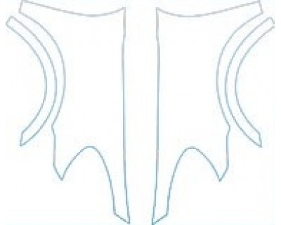 Precut PPF Kit – Clear Bra Paint Protection Film PAINT PROTECTION KIT - 2013 PORSCHE CAYENNE GTS TURBO FULL FENDERS(WITH FLARES) KIT - PRECUT PPF CLEAR BRA WRAP