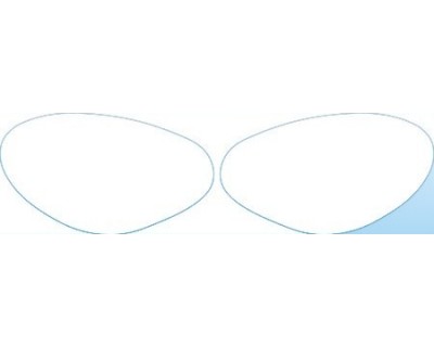 PAINT PROTECTION KIT - 2011 PORSCHE CAYMAN BASE  HEADLIGHTS KIT - PRECUT PPF CLEAR BRA WRAP