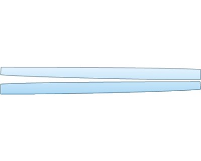 PAINT PROTECTION KIT - 2014 PORSCHE PANAMERA GTS  ROCKERS - PRECUT PPF CLEAR BRA WRAP