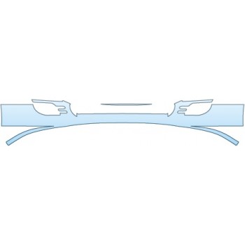 PAINT PROTECTION KIT - 2015 PORSCHE PANAMERA S  LOWER BUMPER - PRECUT PPF CLEAR BRA WRAP