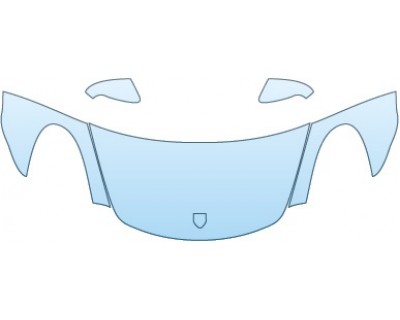 PAINT PROTECTION KIT - 2015 PORSCHE BOXSTER BASE  HOOD FENDER AND MIRRORS - PRECUT PPF CLEAR BRA WRAP