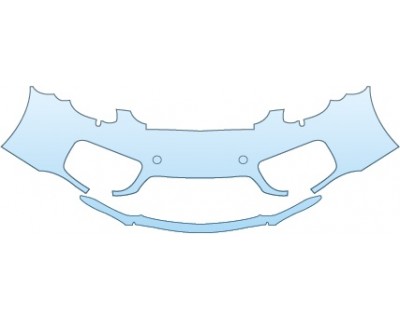 PAINT PROTECTION KIT - 2014 PORSCHE CAYMAN S  BUMPER(S 30 INCH) - PRECUT PPF CLEAR BRA WRAP