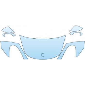 Precut PPF Kit – Clear Bra Paint Protection Film PAINT PROTECTION KIT - 2015 PORSCHE CAYMAN GT4 HOOD FENDERS MIRRORS - PRECUT PPF CLEAR BRA WRAP