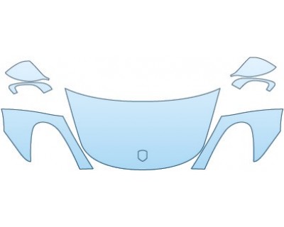 Precut PPF Kit – Clear Bra Paint Protection Film PAINT PROTECTION KIT - 2015 PORSCHE CAYMAN GT4 HOOD FENDERS MIRRORS - PRECUT PPF CLEAR BRA WRAP