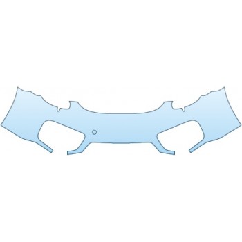 PAINT PROTECTION KIT - 2014 PORSCHE CAYMAN BASE  BUMPER(30 INCH) - PRECUT PPF CLEAR BRA WRAP