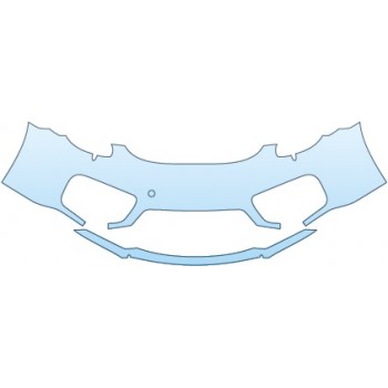 PAINT PROTECTION KIT - 2015 PORSCHE CAYMAN S  BUMPER(S 30 INCH) - PRECUT PPF CLEAR BRA WRAP
