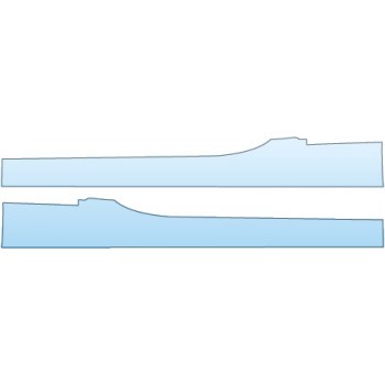 PAINT PROTECTION KIT - 2015 PORSCHE CAYMAN GTS  ROCKERS - PRECUT PPF CLEAR BRA WRAP