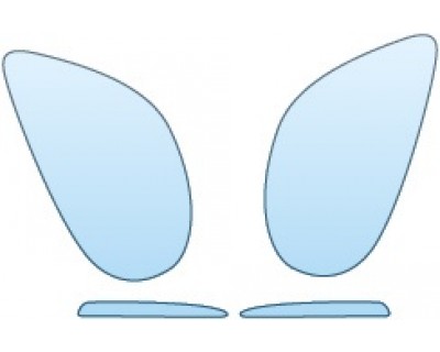 Precut PPF Kit – Clear Bra Paint Protection Film PAINT PROTECTION KIT - 2015 PORSCHE CAYMAN GTS HEADLIGHTS RUNNING LIGHTS - PRECUT PPF CLEAR BRA WRAP