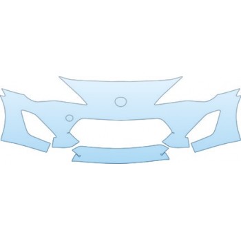 PAINT PROTECTION KIT - 2013 SCION FR-S TURBO  BUMPER KIT - PRECUT PPF CLEAR BRA WRAP