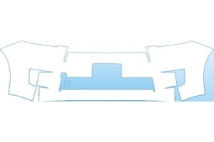 2011 SCION XD BASE LOWER BUMPR WITH PLATE CUT OUT KIT