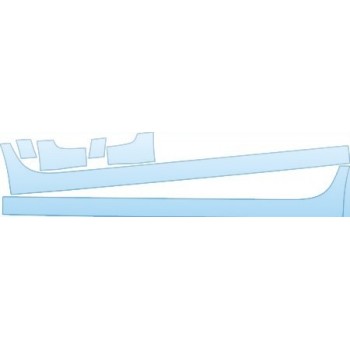 PAINT PROTECTION KIT - 2013 SCION XD BASE  ROCKERS KIT - PRECUT PPF CLEAR BRA WRAP